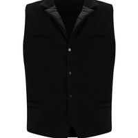 Black Reversible Sports Padded Vest