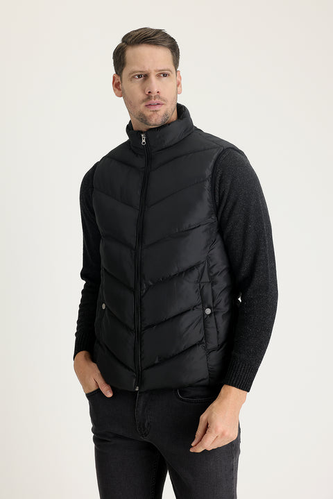 Siyah Şişme Spor Yelek