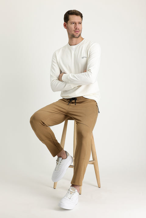 Camel Slim Fit Dar Kesim Sweatpant / Eşofman Altı