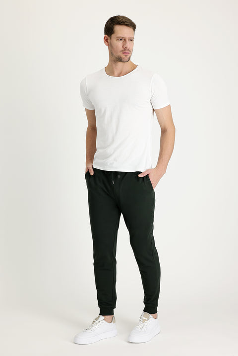 Medium Khaki Slim Fit Sweatpants / Sweatpants