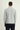 Orta Gri Melanj Polo Yaka Nakışlı Pamuklu Sweatshirt