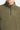 Orta Haki Yarım Fermuarlı Nakışlı Polar Sweatshirt