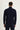 Koyu Lacivert Yarım Balıkçı Yaka Fermuarlı Nakışlı Sweatshirt
