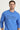  Havacı Mavi Bisiklet Yaka Slim Fit Dar Kesim Baskılı Sweatshirt