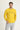  Hardal Bisiklet Yaka Slim Fit Dar Kesim Baskılı Sweatshirt