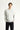 Orta Gri Melanj Bisiklet Yaka Slim Fit Dar Kesim Baskılı Pamuklu Sweatshirt