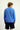 Havacı Mavi Bisiklet Yaka Slim Fit Dar Kesim Baskılı Pamuklu Sweatshirt