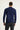 Orta Lacivert Melanj Polo Yaka Regular Fit Triko Kazak