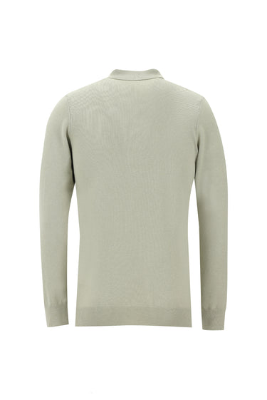 Taş Polo Yaka Slim Fit Triko Kazak