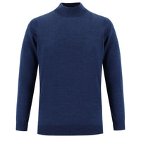 Koyu Petrol Yarım Balıkçı Yaka Regular Fit Triko Kazak