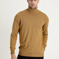 Camel Balıkçı Yaka Regular Fit Triko Kazak