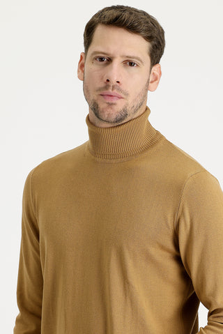  Camel Balıkçı Yaka Regular Fit Triko Kazak