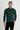 Orman Yeşili V Yaka Slim Fit Dar Kesim Pamuklu Triko Kazak