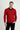  Koyu Kırmızı V Yaka Slim Fit Dar Kesim Pamuklu Triko Kazak