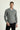 Orta Gri Melanj V Yaka Regular Fit Triko Kazak