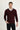 Koyu Bordo V Yaka Regular Fit Triko Kazak