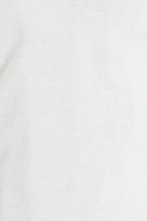 Ekru V Yaka Regular Fit Triko Kazak