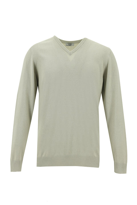 Taş V Yaka Regular Fit Triko Kazak