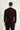 Koyu Bordo V Yaka Regular Fit Triko Kazak