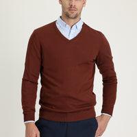 Kiremit V Yaka Regular Fit Triko Kazak