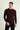 Koyu Bordo Bisiklet Yaka Regular Fit Pamuklu Triko Kazak