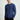 İndigo Melanj Bisiklet Yaka Slim Fit Dar Kesim Pamuklu Triko Kazak