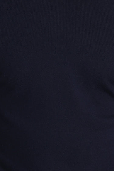 Koyu Lacivert Bisiklet Yaka Regular Fit Pamuklu Triko Kazak