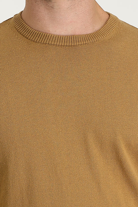 Camel Bisiklet Yaka Regular Fit Triko Kazak