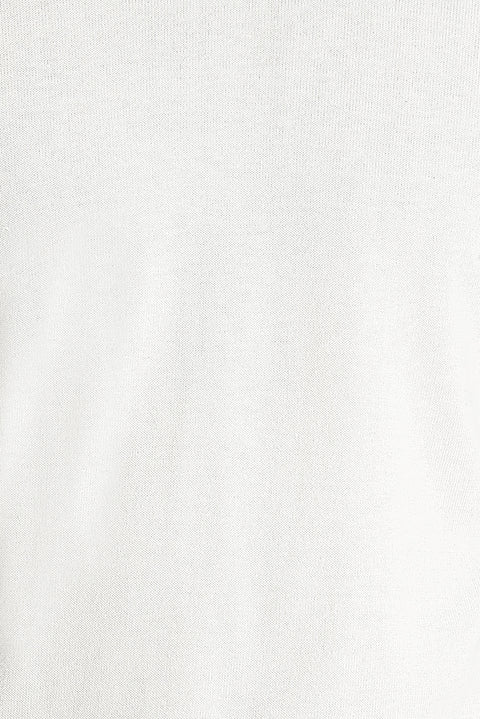 Ekru Bisiklet Yaka Regular Fit Triko Kazak