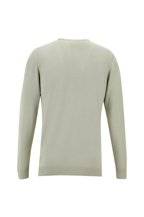 Taş Bisiklet Yaka Regular Fit Triko Kazak