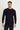  Orta Lacivert Bisiklet Yaka Slim Fit Dar Kesim Desenli Triko Kazak