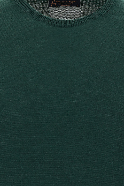 Nefti Bisiklet Yaka Regular Fit Yünlü Triko Kazak