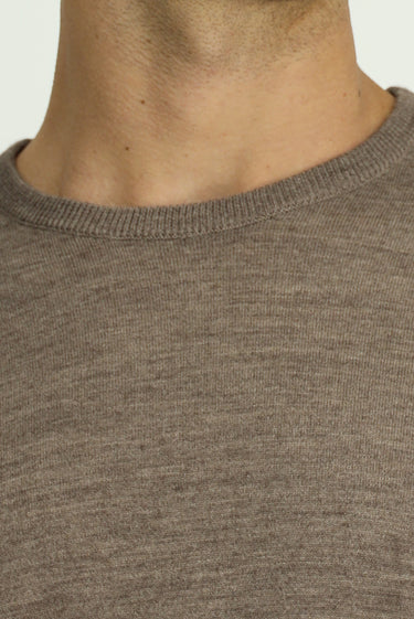 Orta Vizon Bisiklet Yaka Regular Fit Yünlü Triko Kazak