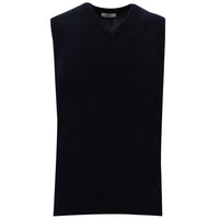 Koyu Lacivert V yaka süveter triko