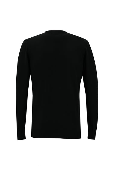  Siyah Regular Fit Triko Hırka