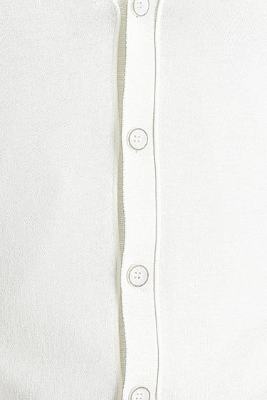 Ekru Regular Fit Triko Hırka