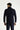 Koyu Lacivert Şal Yaka Slim Fit Dar Kesim Desenli Pamuklu Triko Kazak