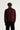 Koyu Bordo Şal Yaka Slim Fit Dar Kesim Desenli Pamuklu Triko Kazak