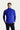Saks Mavi Balıkçı Yaka Slim Fit Dar Kesim Desenli Pamuklu Triko Kazak