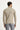 Orta Bej Balıkçı Yaka Slim Fit Dar Kesim Desenli Pamuklu Triko Kazak