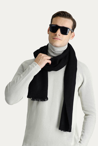  Taş Balıkçı Yaka Slim Fit Dar Kesim Desenli Pamuklu Triko Kazak