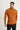 Bal Kabağı Balıkçı Yaka Slim Fit Dar Kesim Desenli Pamuklu Triko Kazak