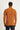 Bal Kabağı Balıkçı Yaka Slim Fit Dar Kesim Desenli Pamuklu Triko Kazak