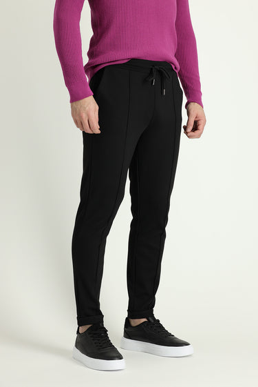 Orta Mor Balıkçı Yaka Slim Fit Dar Kesim Desenli Pamuklu Triko Kazak