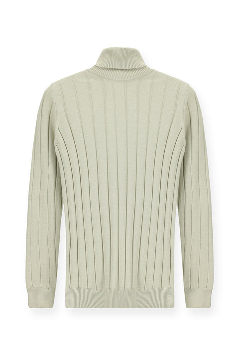 Taş Balıkçı Yaka Slim Fit Triko Kazak