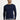 Orta Petrol Bisiklet Yaka Slim Fit Dar Kesim Desenli Pamuklu Triko Kazak