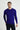 Saks Mavi Bisiklet Yaka Slim Fit Dar Kesim Pamuklu Triko Kazak