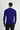 Saks Mavi Bisiklet Yaka Slim Fit Dar Kesim Pamuklu Triko Kazak