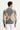 Orta Gri Melanj Bisiklet Yaka Slim Fit Dar Kesim Desenli Pamuklu Triko Kazak