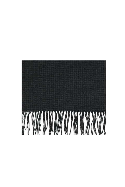 Black Patterned Scarf
